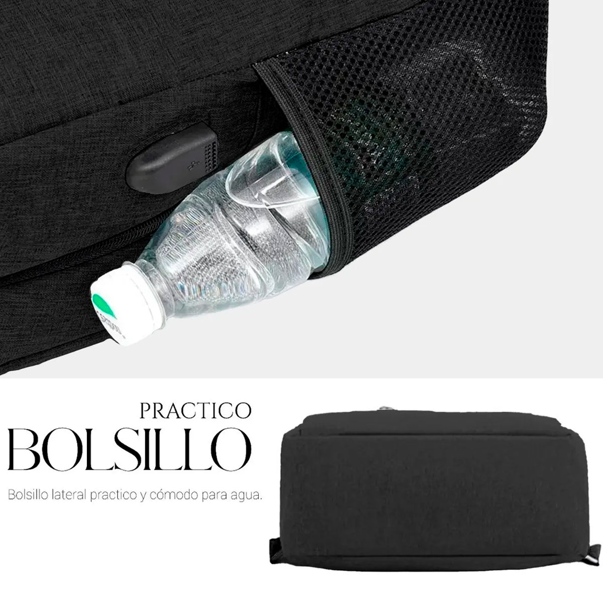 Mochila Escolar Para Laptop Carga Usb