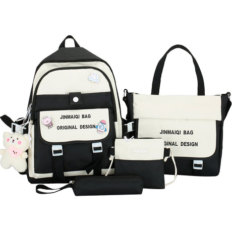 Mochila Set Escolar Bolsa Lapicera Juvenil Laptop 1 Sku 200