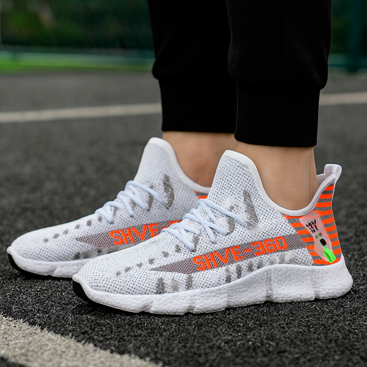 Tenis para hombre con suela antideslizante comoda para el uso Zapatilla para hombre con punta ideal para el uso diario  Transpirable y Absorción al dar el paso