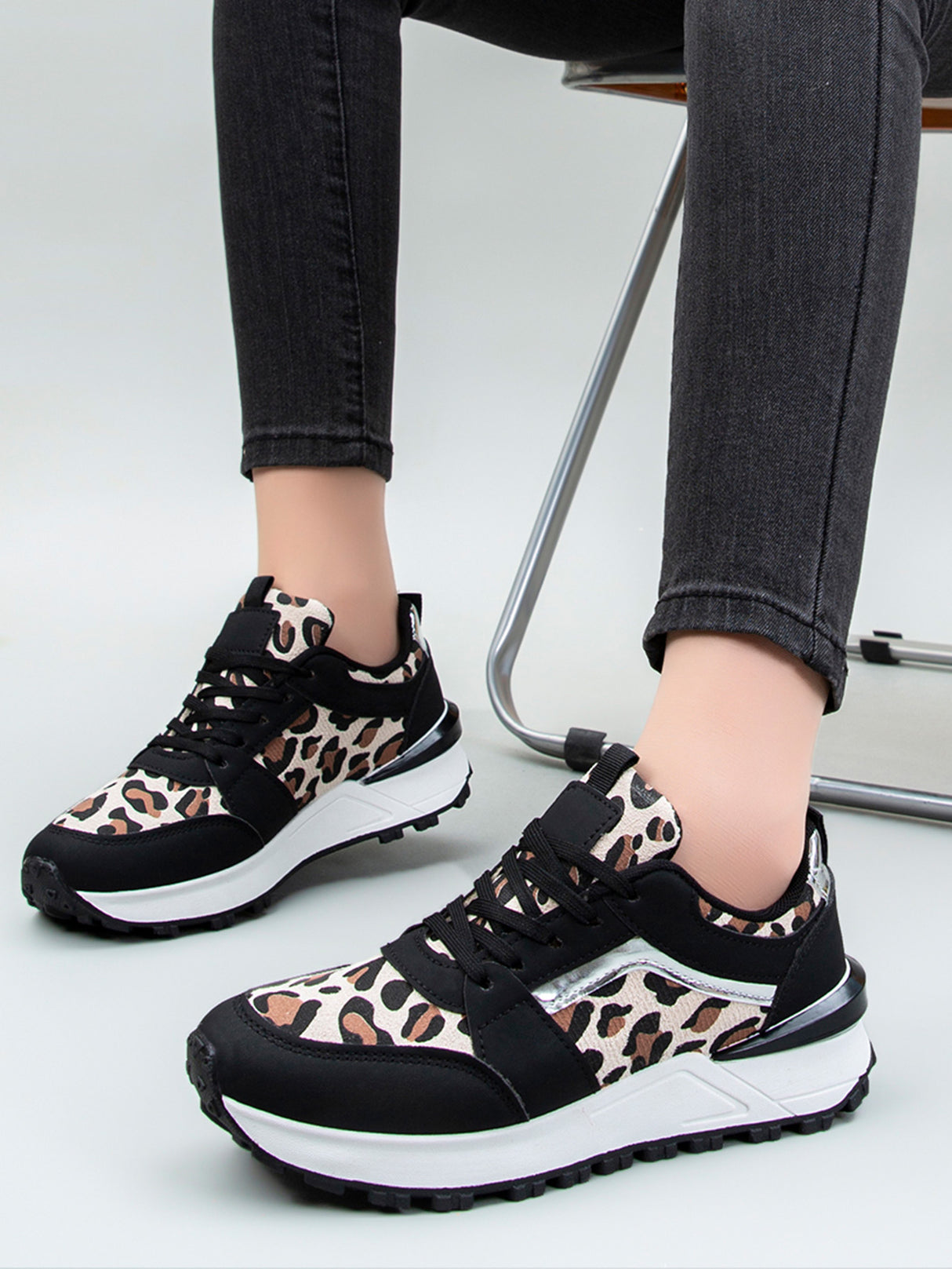 Tenis Mujer Plataforma Sneakers Antideslizante Estilo Casual
