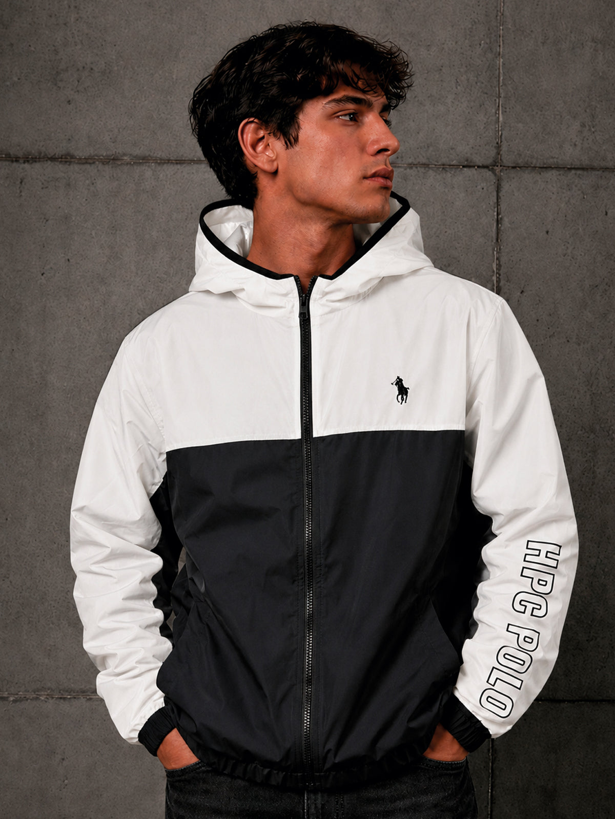 Chamarra Hpc Polo Rompevientos Para Hombre
