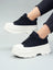 Tenis Tipo Bota Casual Para Mujer Con Plataforma