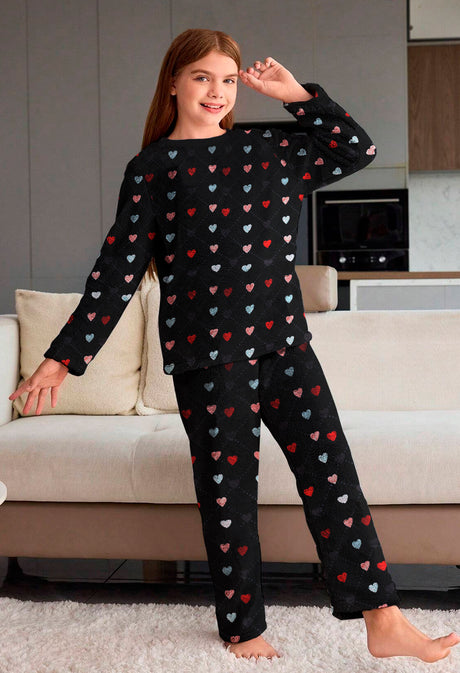 Pijama Para Niña Conjunto 2 Piezas Elegante invierno