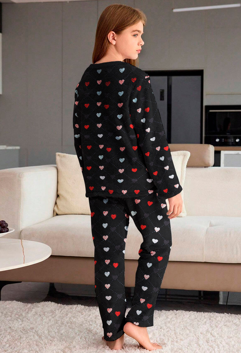 Pijama Para Niña Conjunto 2 Piezas Elegante invierno