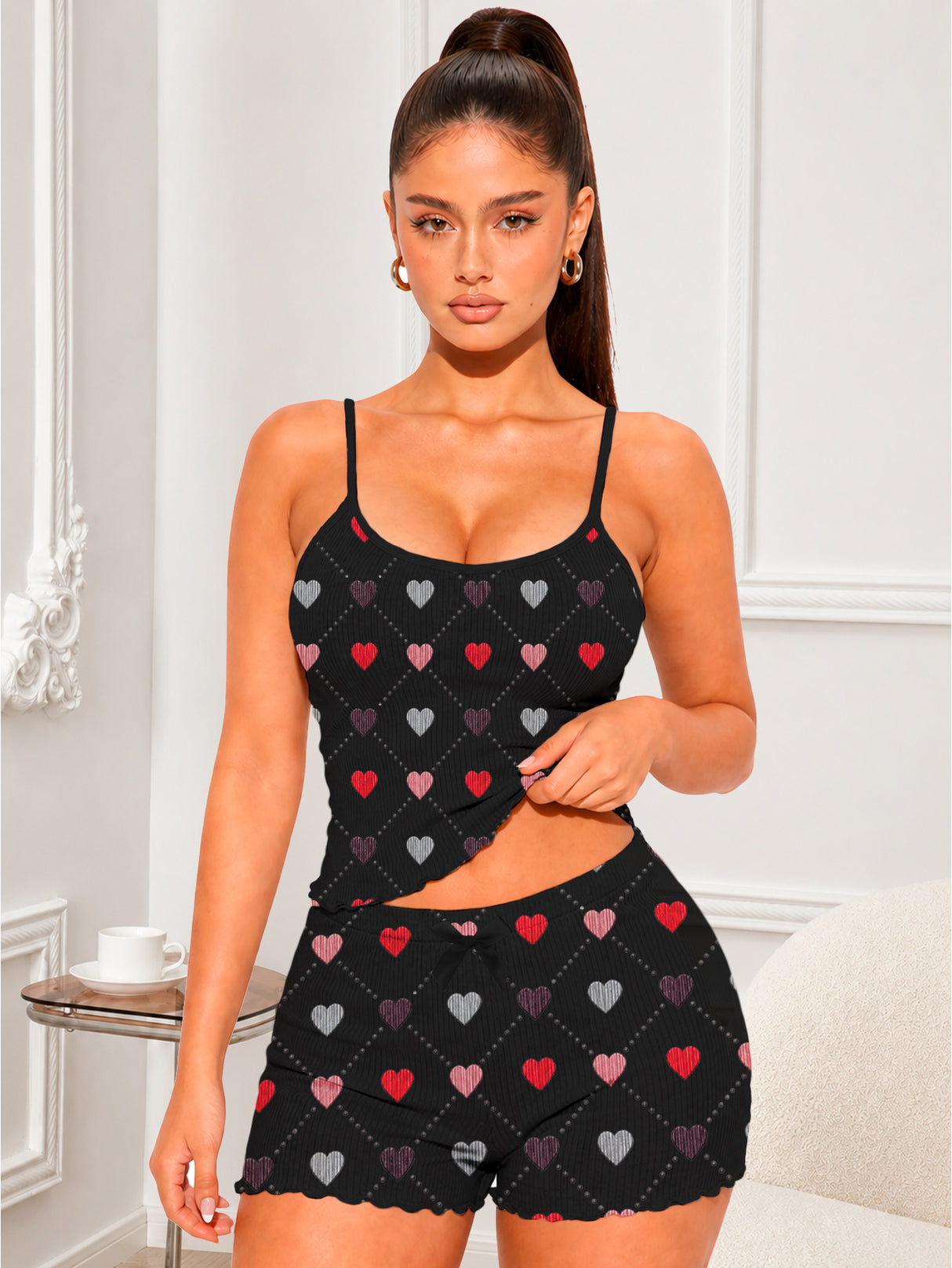Pijama Mujer Conjunto Set Short Top Ligero Comodo Verano Mayoreo