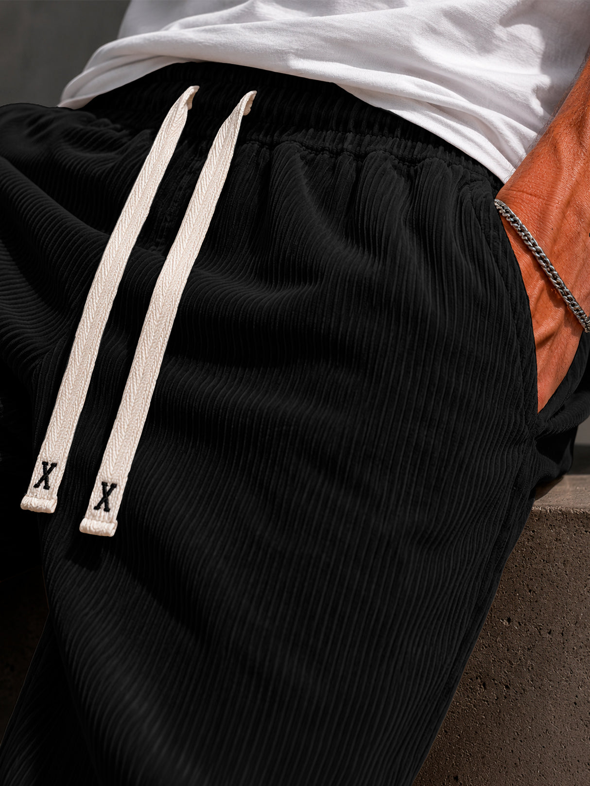 Pants Pantalon Pana Para Hombre Premium Jogger Comodo Casual
