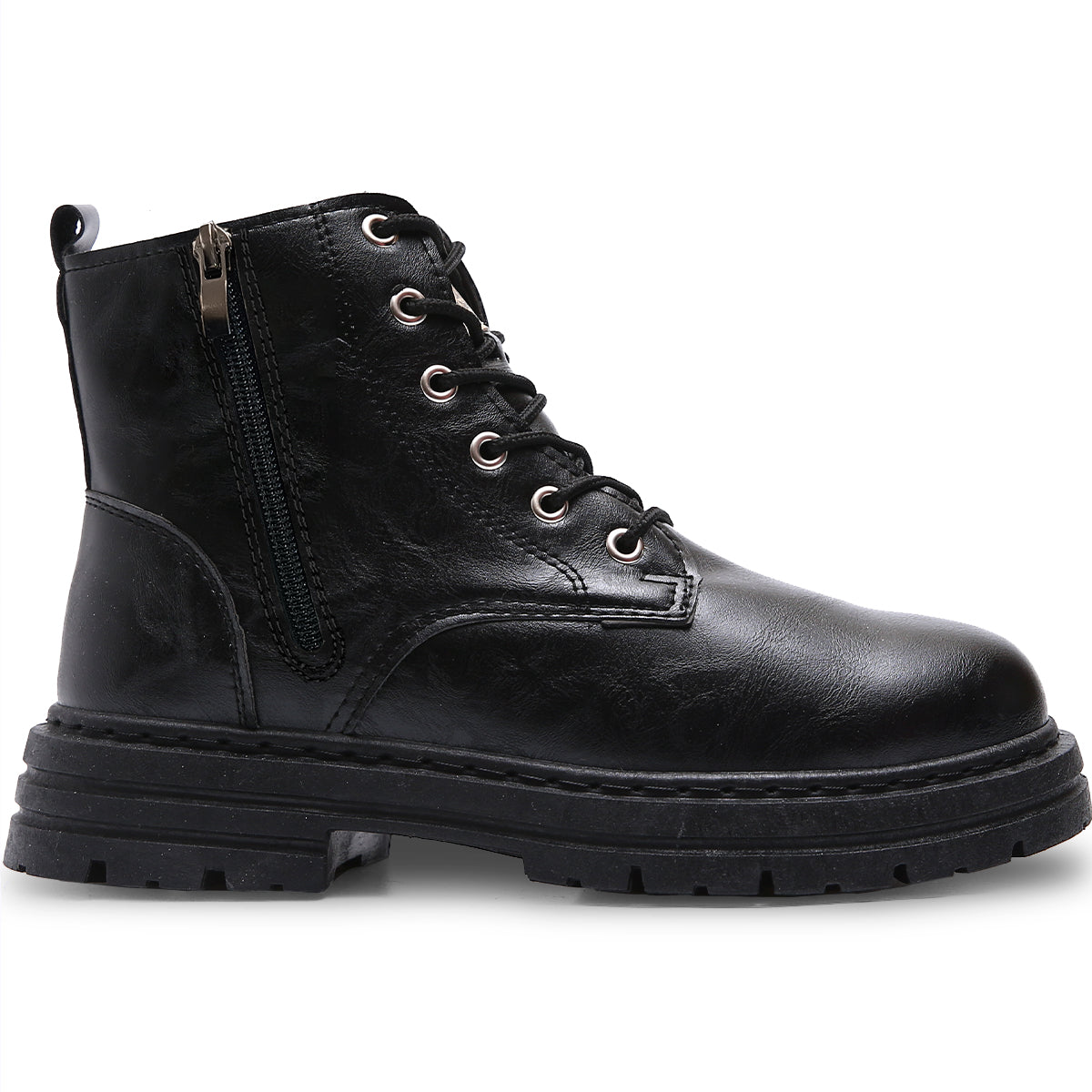 Botas Para Hombre Estilo Urbano Tipo Vinipiel Antideslizante