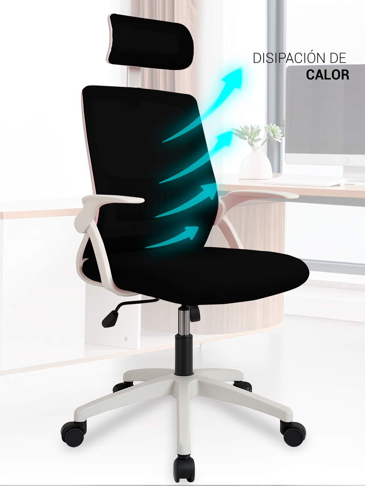 Silla Oficina Ejecutiva Ergonómica Premium Lumbar 360°