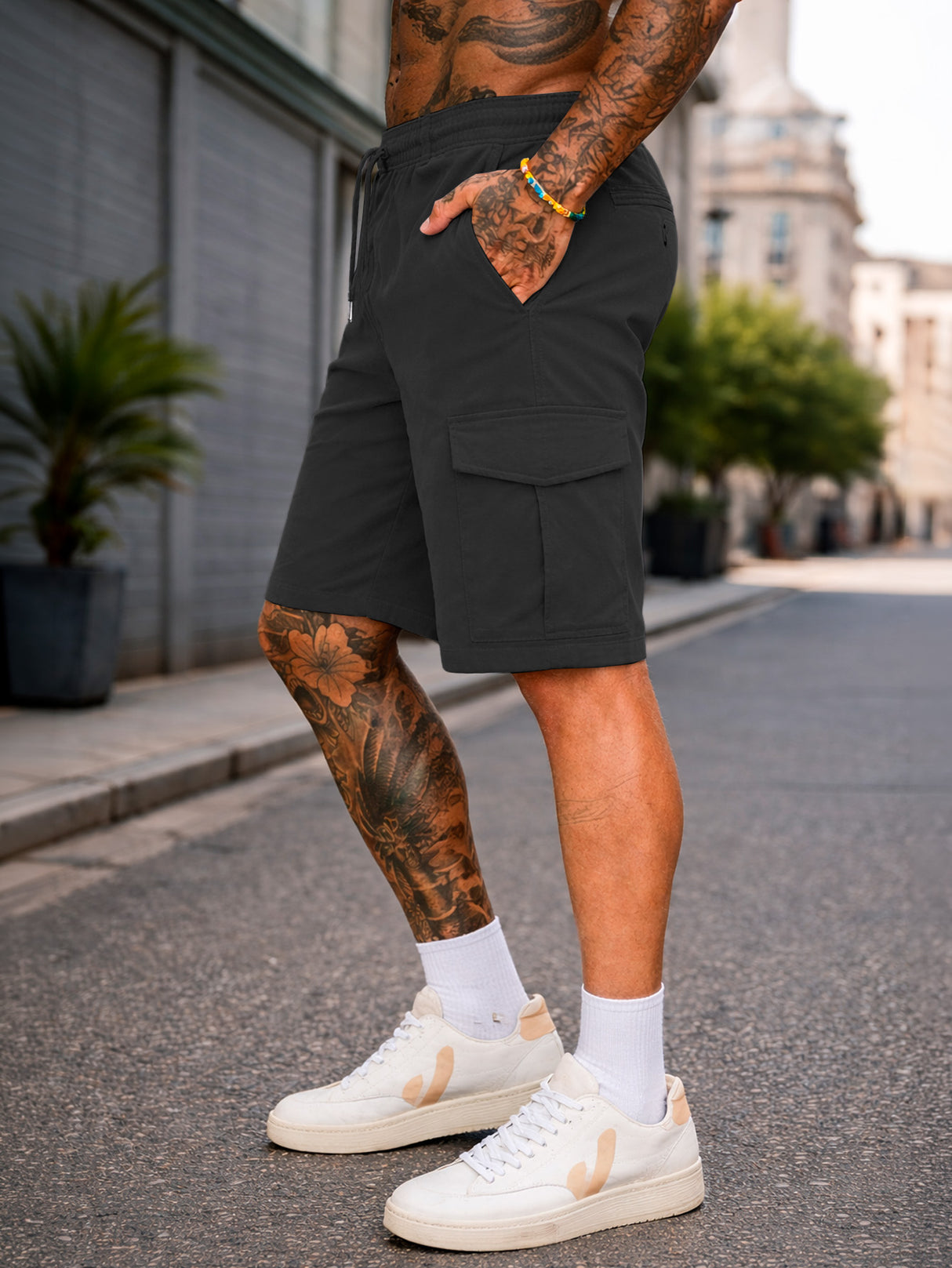 Pantalones Cortos Cargo Tacticos para Hombre Pantalon Short Senderismo Transpirable para Exteriores