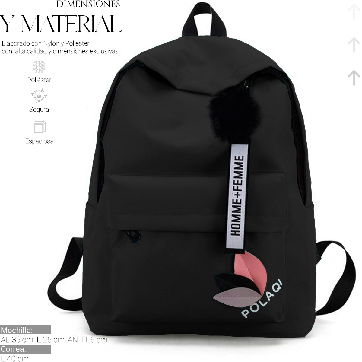 Mochila Backpack Minimalista