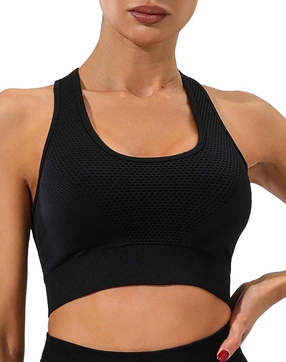 Crop Top Deportivo Para Mujer Push Up Katiusha Sport