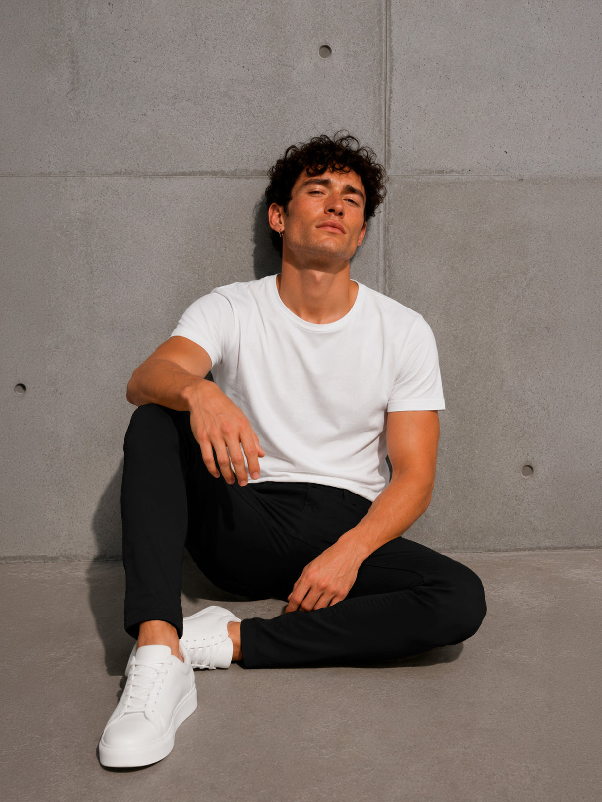 Pantalón De Vestir Casual Hombre Skinny Slim Fit Gabardina
