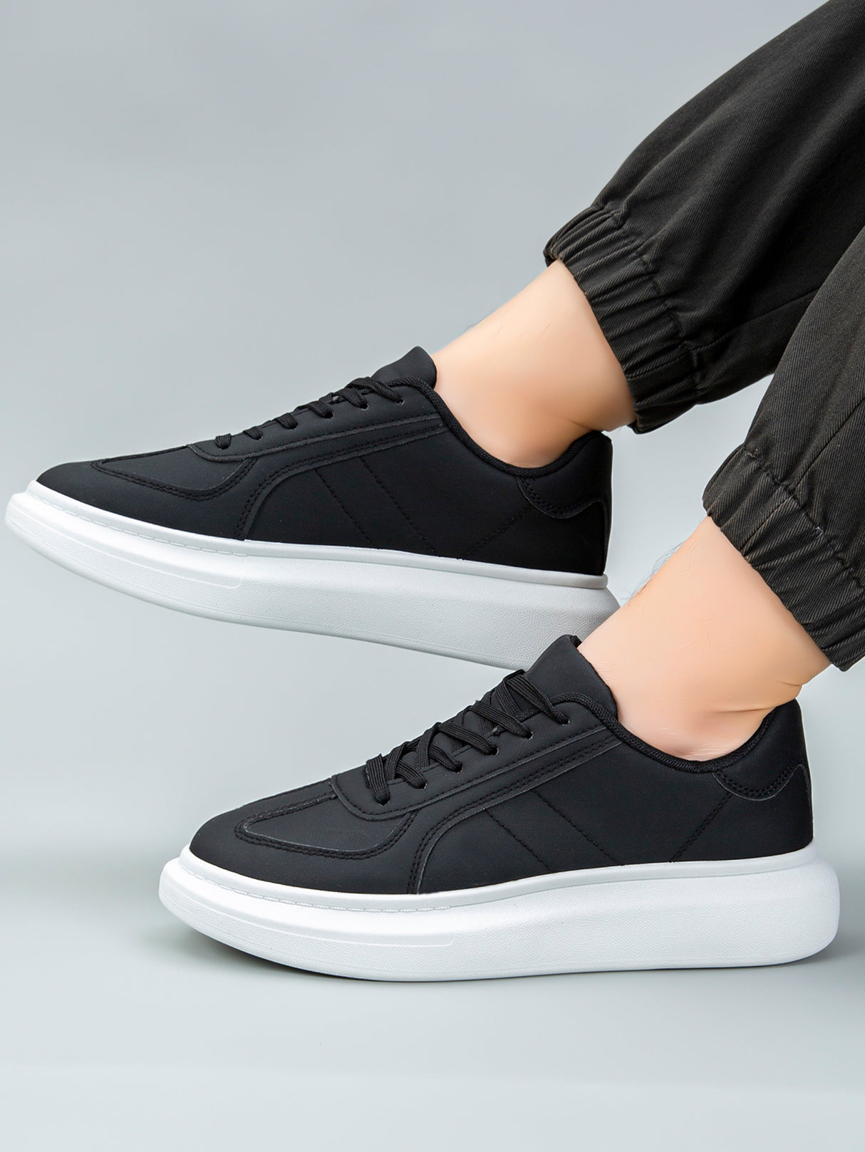 Tenis Para Hombre Sneakers Casuales de Plataforma Comodos De Moda