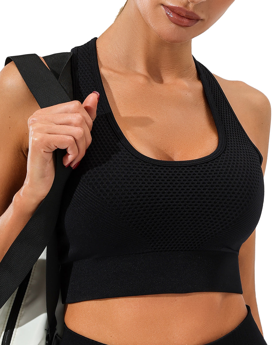 Crop Top Deportivo Para Mujer Push Up Katiusha Sport