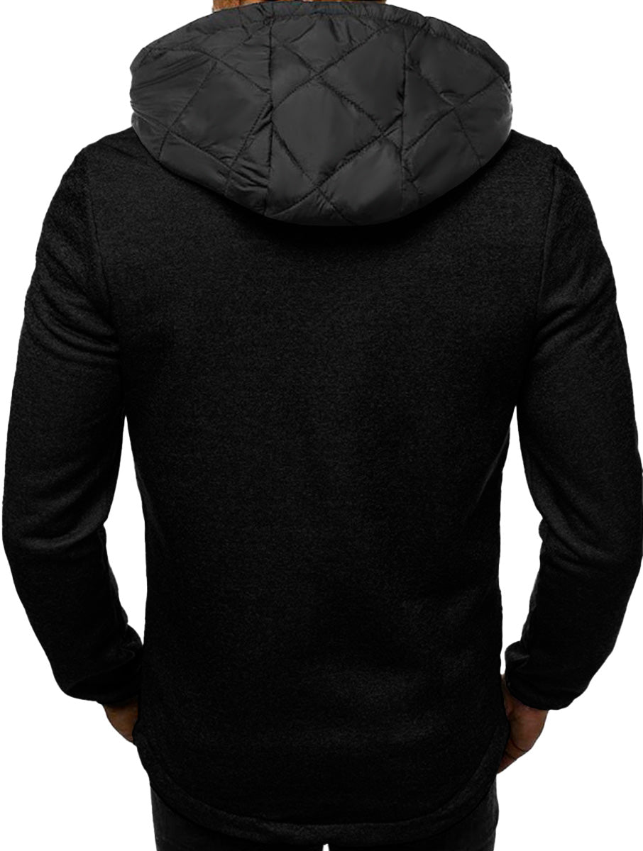 Sudadera Hombre Con Capucha Deportiva Con Cierre Hoodie