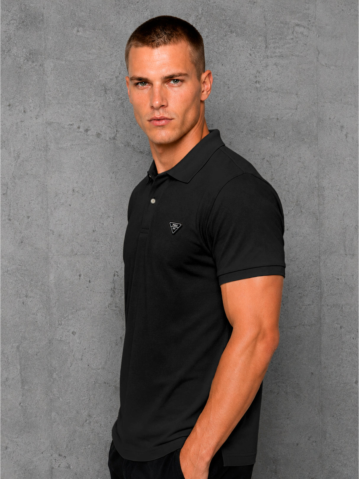 Playera HPC Polo Hombre Slim Fit Algodón Manga Corta Casual