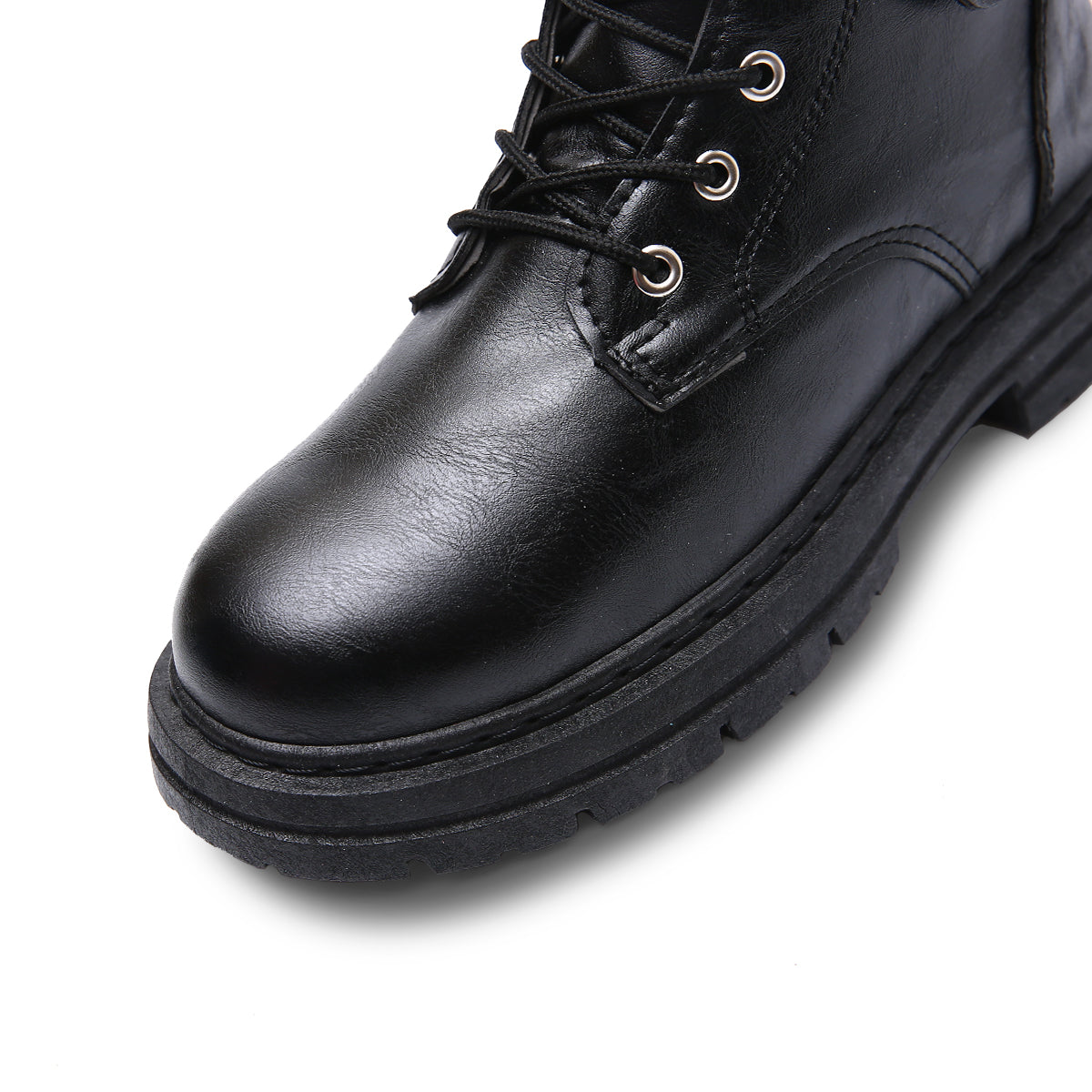 Botas Para Hombre Estilo Urbano Tipo Vinipiel Antideslizante