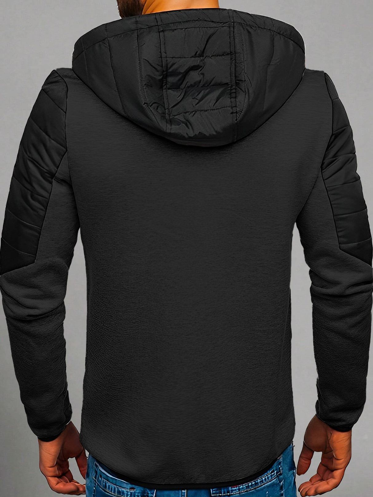 Sudadera Hombre Con Capucha Deportiva Con Cierre Hoodie