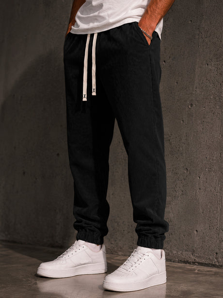 Pants Pantalon Pana Para Hombre Premium Jogger Comodo Casual