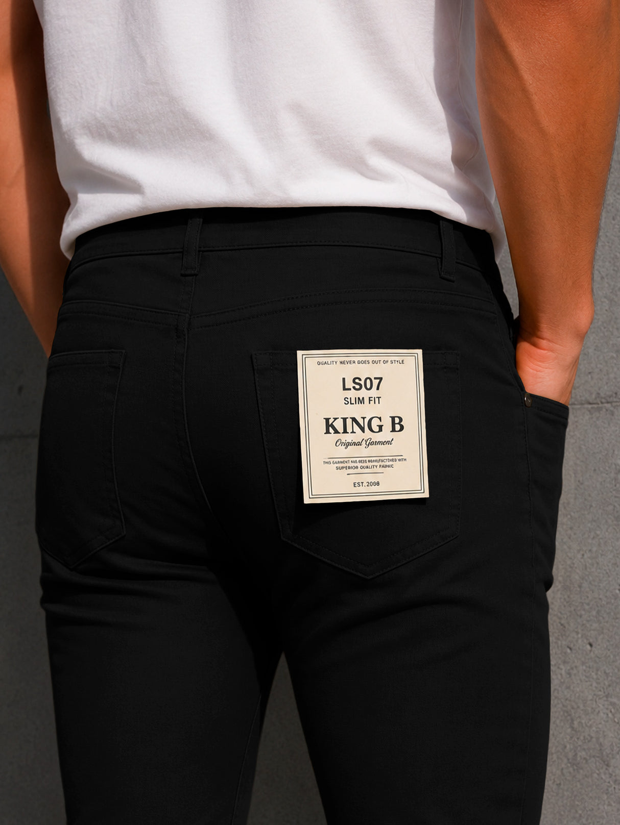 Pantalón De Vestir Casual Hombre Skinny Slim Fit Gabardina