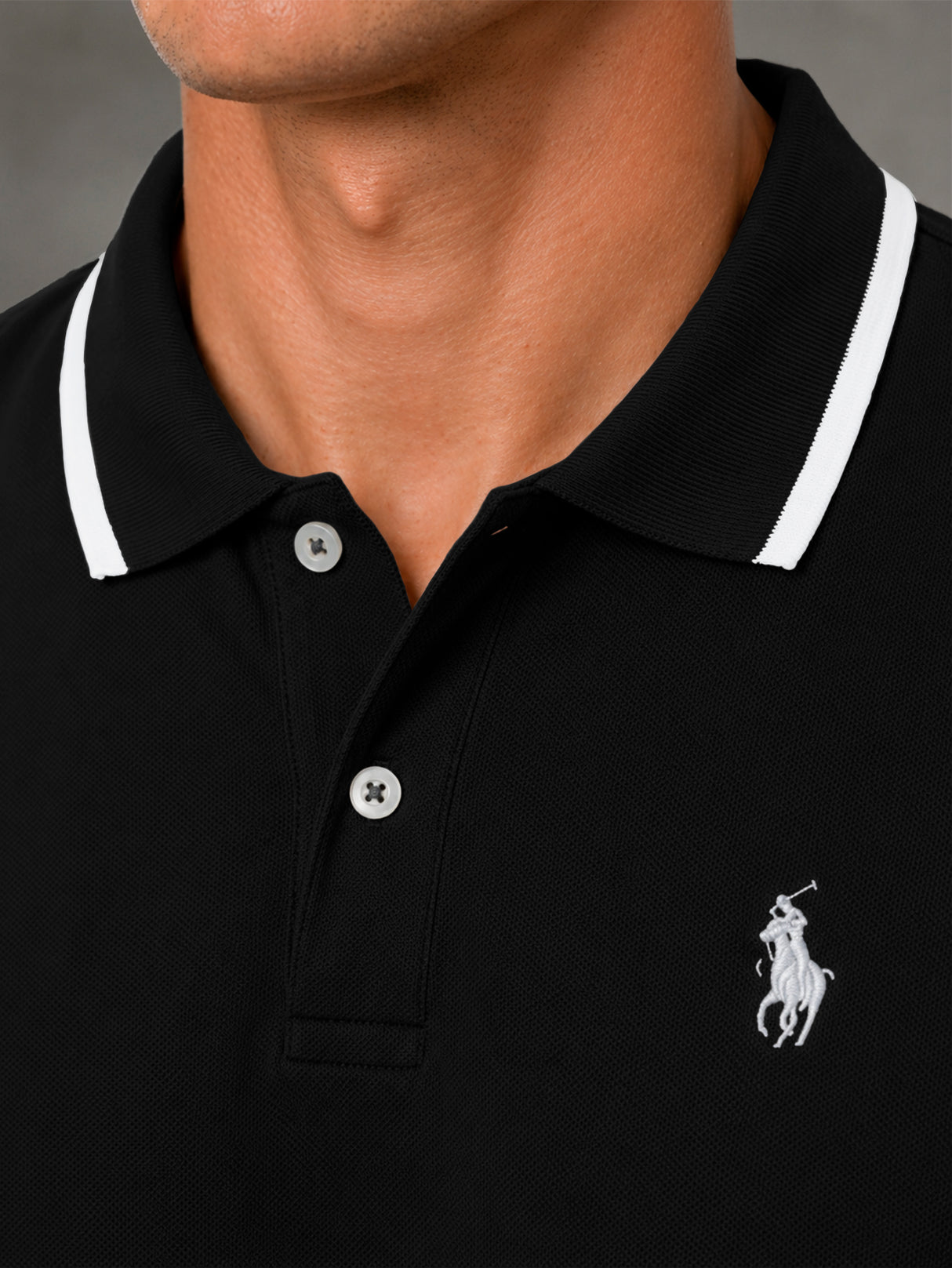 Camisa HPC Polo Hombre Manga Corta Sport Elegante Estilo Old Money