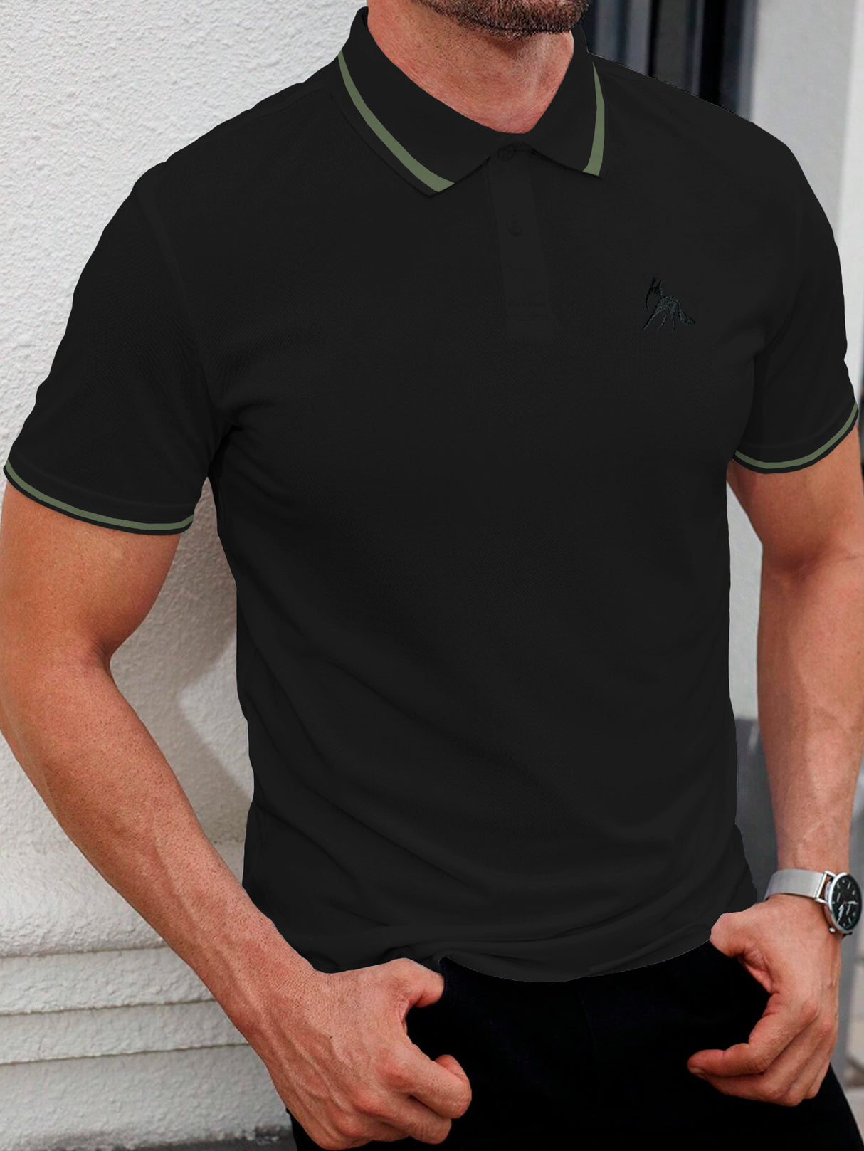 Playera Polo Hombre Manga Corta Casual Camisa Shendy Vendy