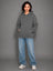 Sudadera con Capucha para Mujer Manga Larga Hoodie sin Cierre