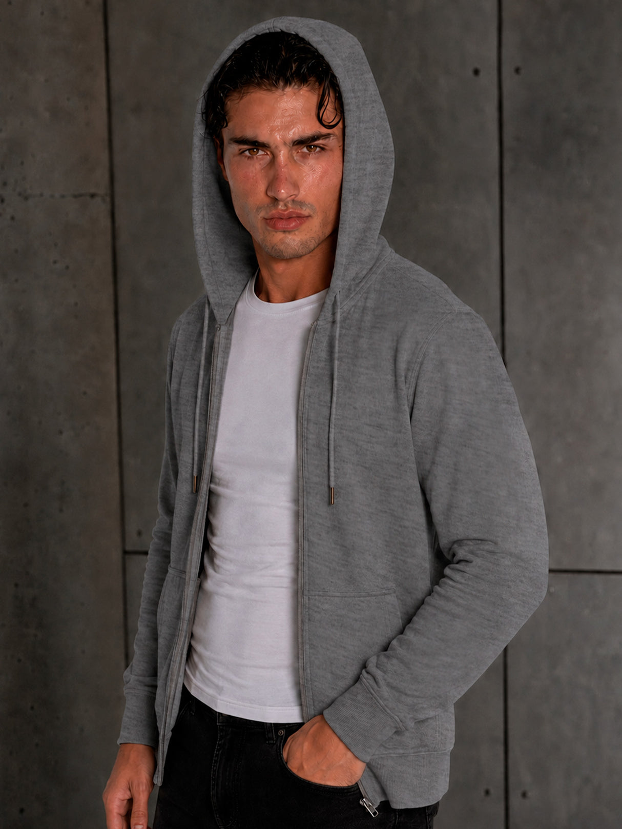Sudadera Hoddie Para Hombre Con Cierre y Capucha Mayoreo