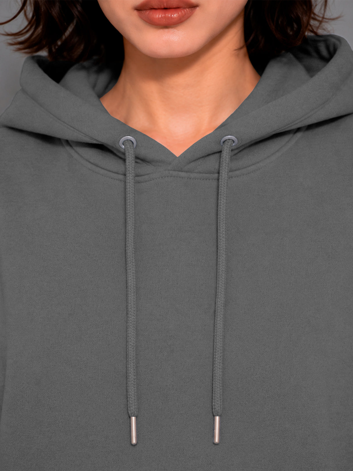 Sudadera con Capucha para Mujer Manga Larga Hoodie sin Cierre