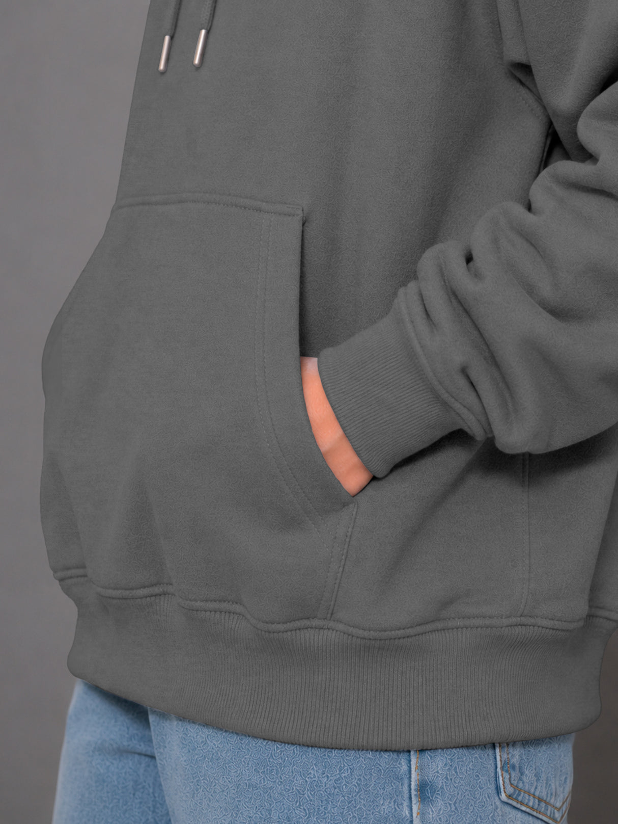 Sudadera con Capucha para Mujer Manga Larga Hoodie sin Cierre