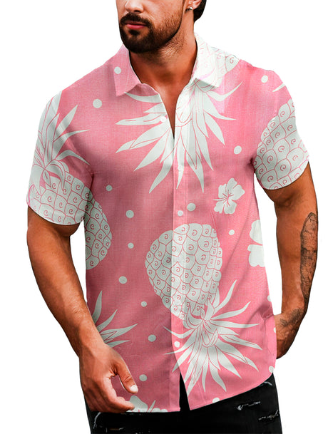 Camisa Casual Para Hombre Strech Manga Corta Shendy Vendy