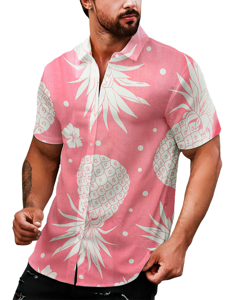 Camisa Casual Para Hombre Strech Manga Corta Shendy Vendy