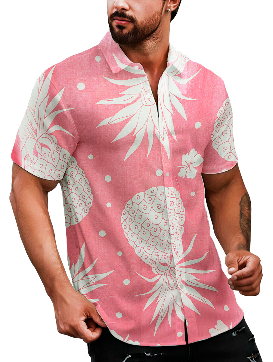 Camisa Casual Para Hombre Strech Manga Corta Shendy Vendy