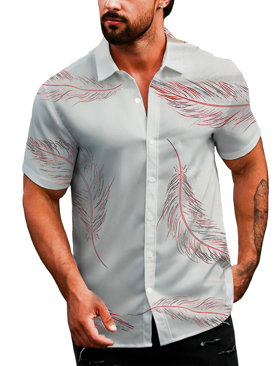 Camisa Casual Para Hombre Strech Manga Corta Shendy Vendy