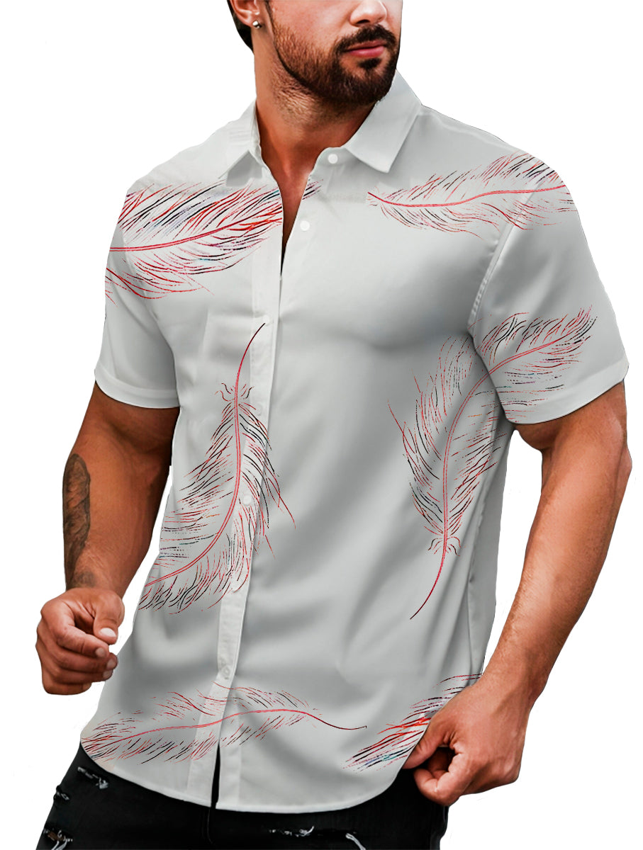 Camisa Casual Para Hombre Strech Manga Corta Shendy Vendy