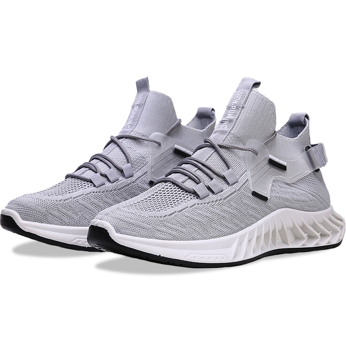 Zapato para hombre con suele resistente al impacto, Zapatilla de uso deportivo con suela ligera y transpirable, Tenis deportivo para hombre con cordones de moda