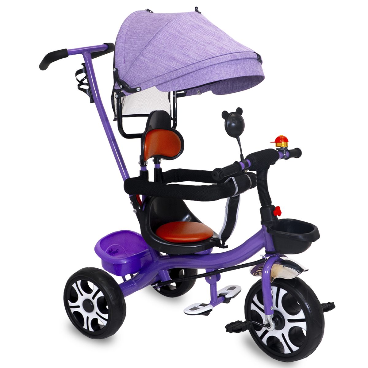 Triciclo Bicicleta Infantil Carriola Bebe Paseo Con Cajuela