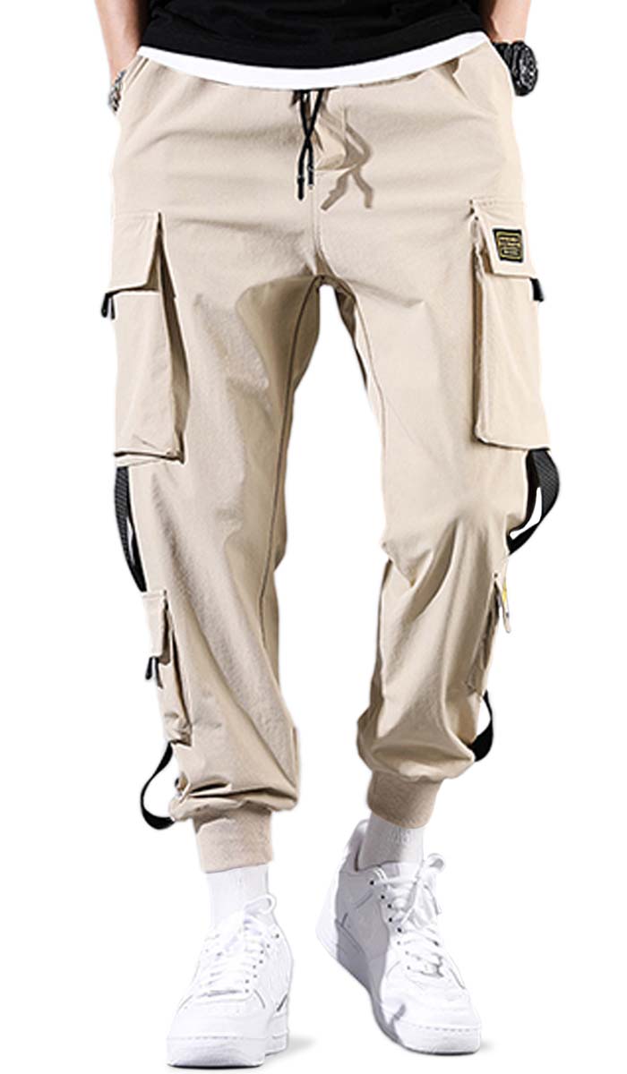 Jogger cargo beige sale