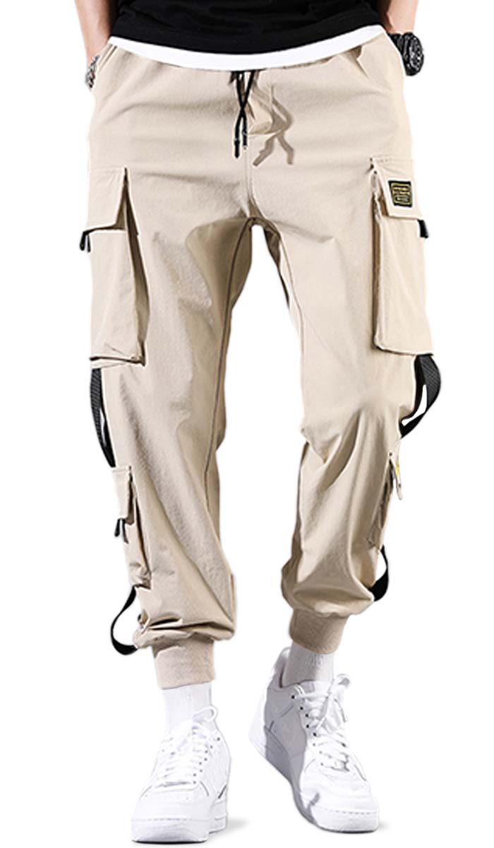Pantalones Cargo para Hombre de Ajuste Relajado Pantalon tipo Cargo co