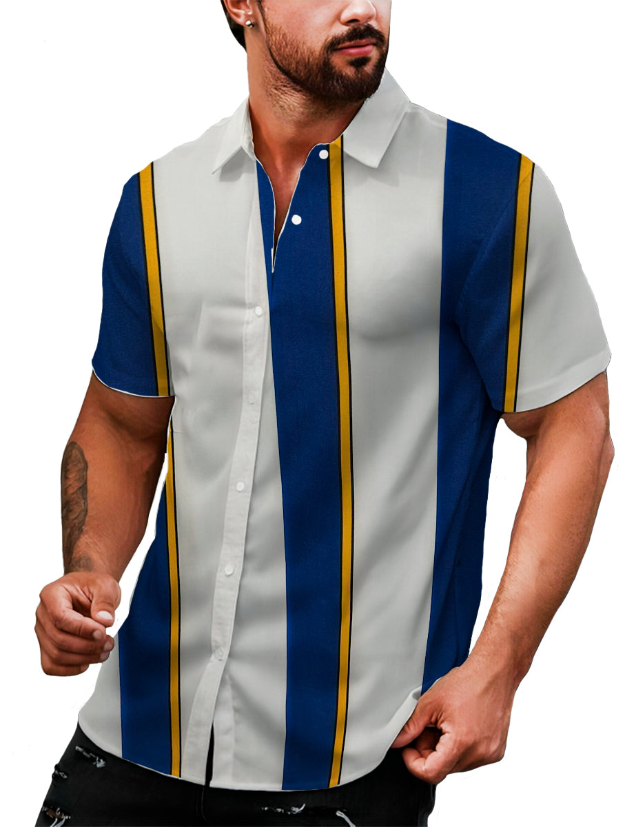 Camisa Casual Para Hombre Strech Manga Corta Shendy Vendy