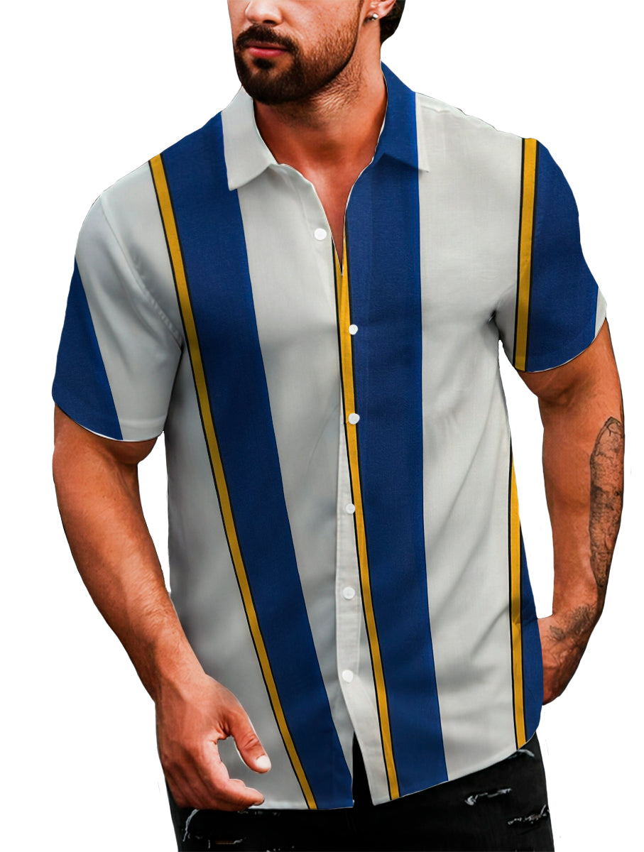 Camisa Casual Para Hombre Strech Manga Corta Shendy Vendy