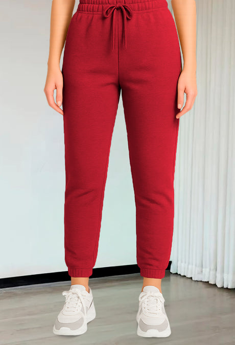 Pantalón Jogger Pants para Dama Comodo con Cordon Ajustable Estilo Casual Deportivo