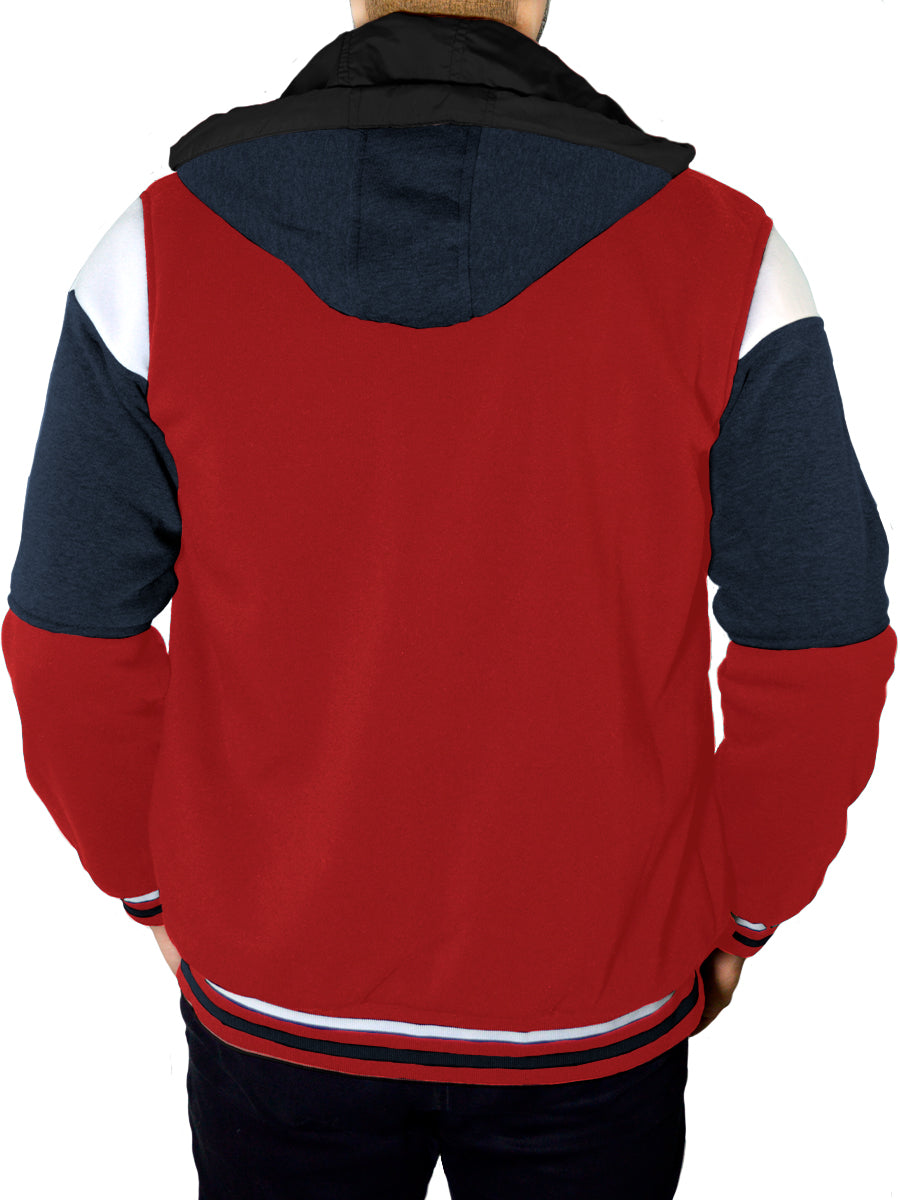 Chamarra Termica Para Hombre Hoddie Doble Vista Con Capucha