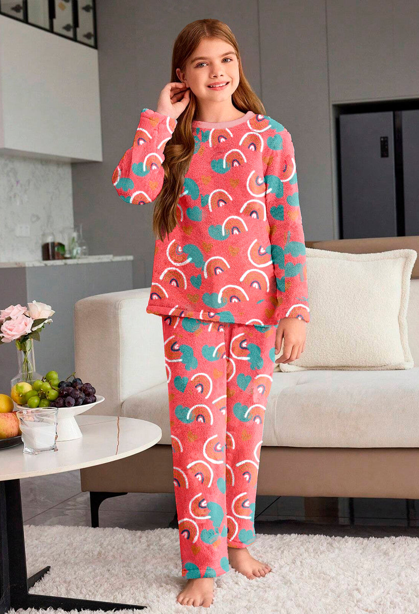 Pijama Para Niña Conjunto 2 Piezas Elegante invierno