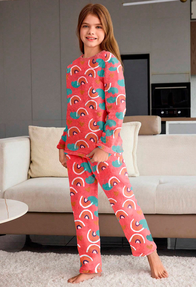 Pijama Para Niña Conjunto 2 Piezas Elegante invierno