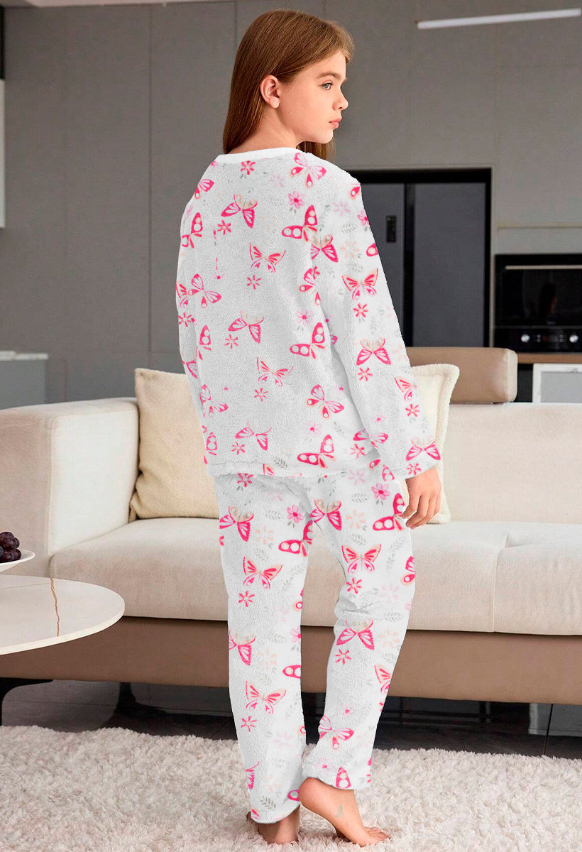 Pijama Para Niña Conjunto 2 Piezas Elegante invierno