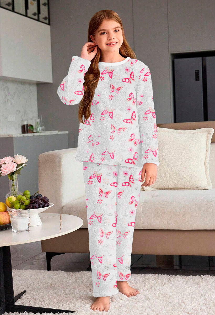 Pijama Para Niña Conjunto 2 Piezas Elegante invierno