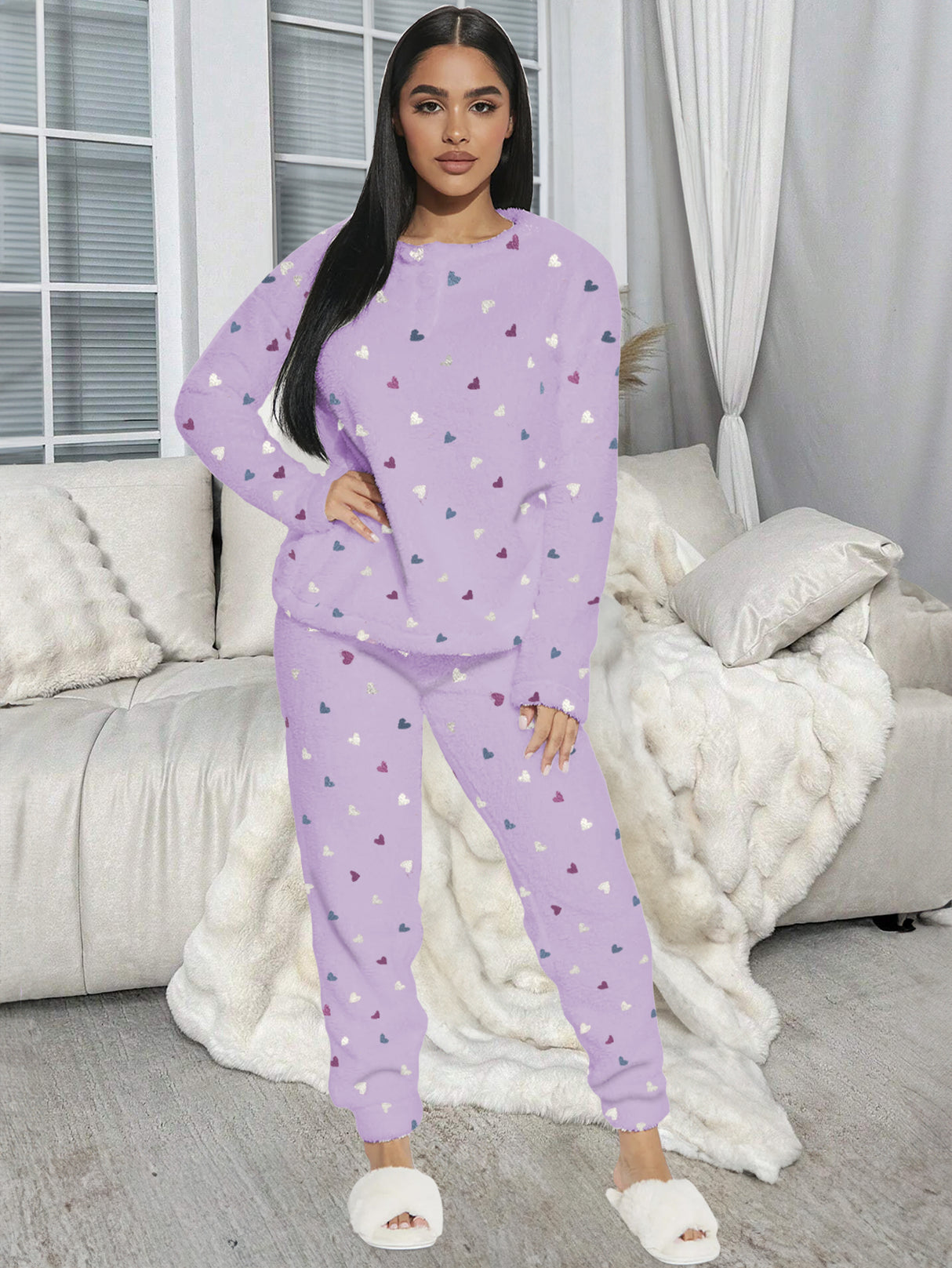 Pijama Para Mujer Conjunto 2 Piezas Elegante invierno