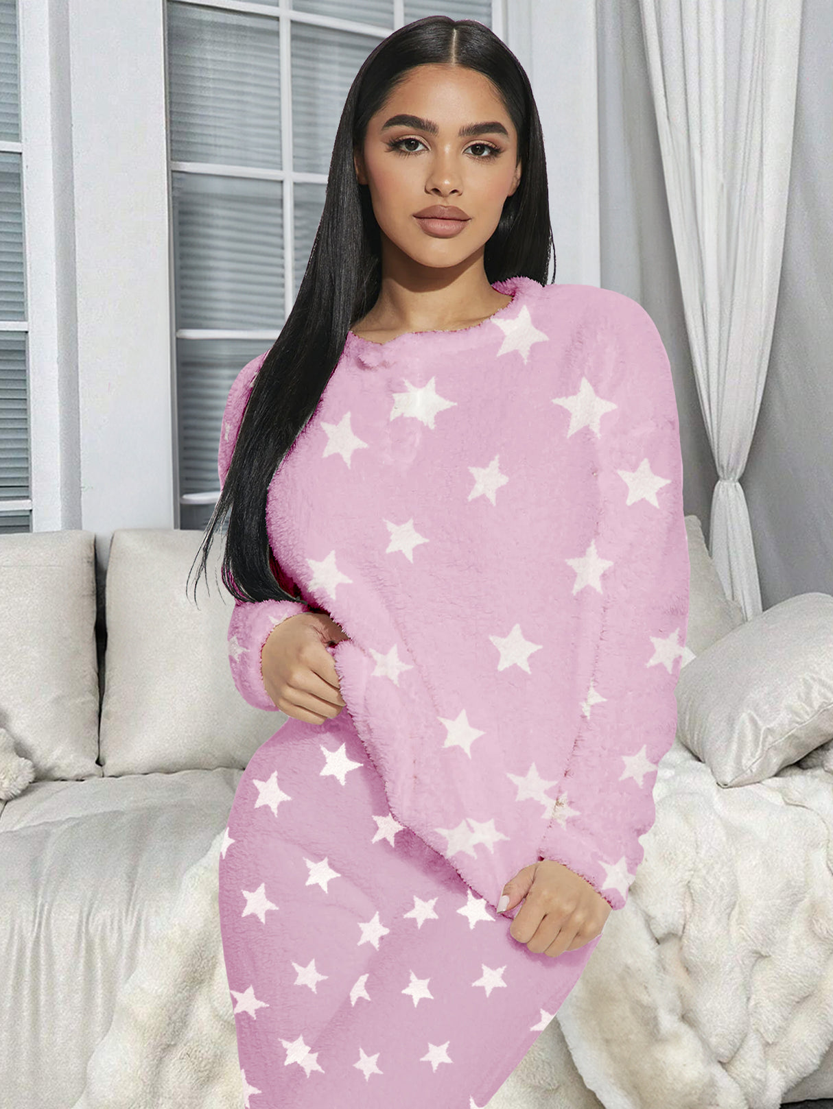 Pijama Para Mujer Conjunto 2 Piezas Elegante invierno