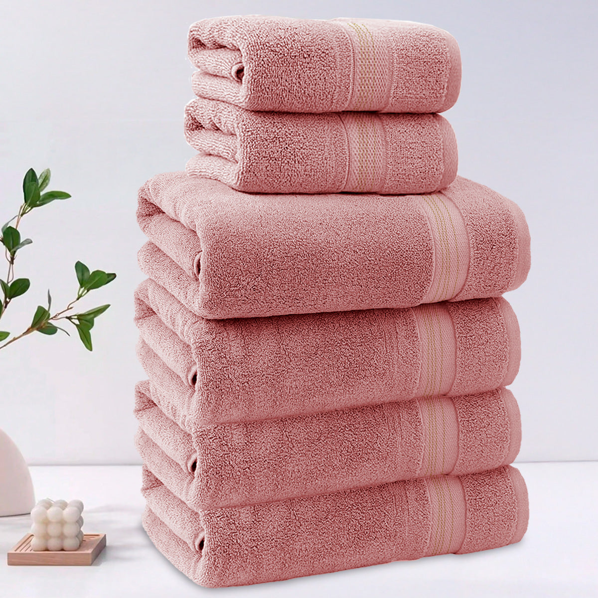 Pack de Toalla de baño de algodón puro, rectangular de 70*140cm, con patrón elegante Toalla De Baño Grande Completo 100% Algodón Suave ,absorbente, de secado rápido, resistente al color, adecuada para baño, hotel, viaje, fiesta, regalo, salón